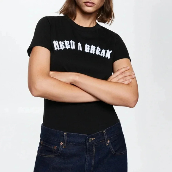 Mango • Need A Break - Baby Tee - Picture 2 of 6